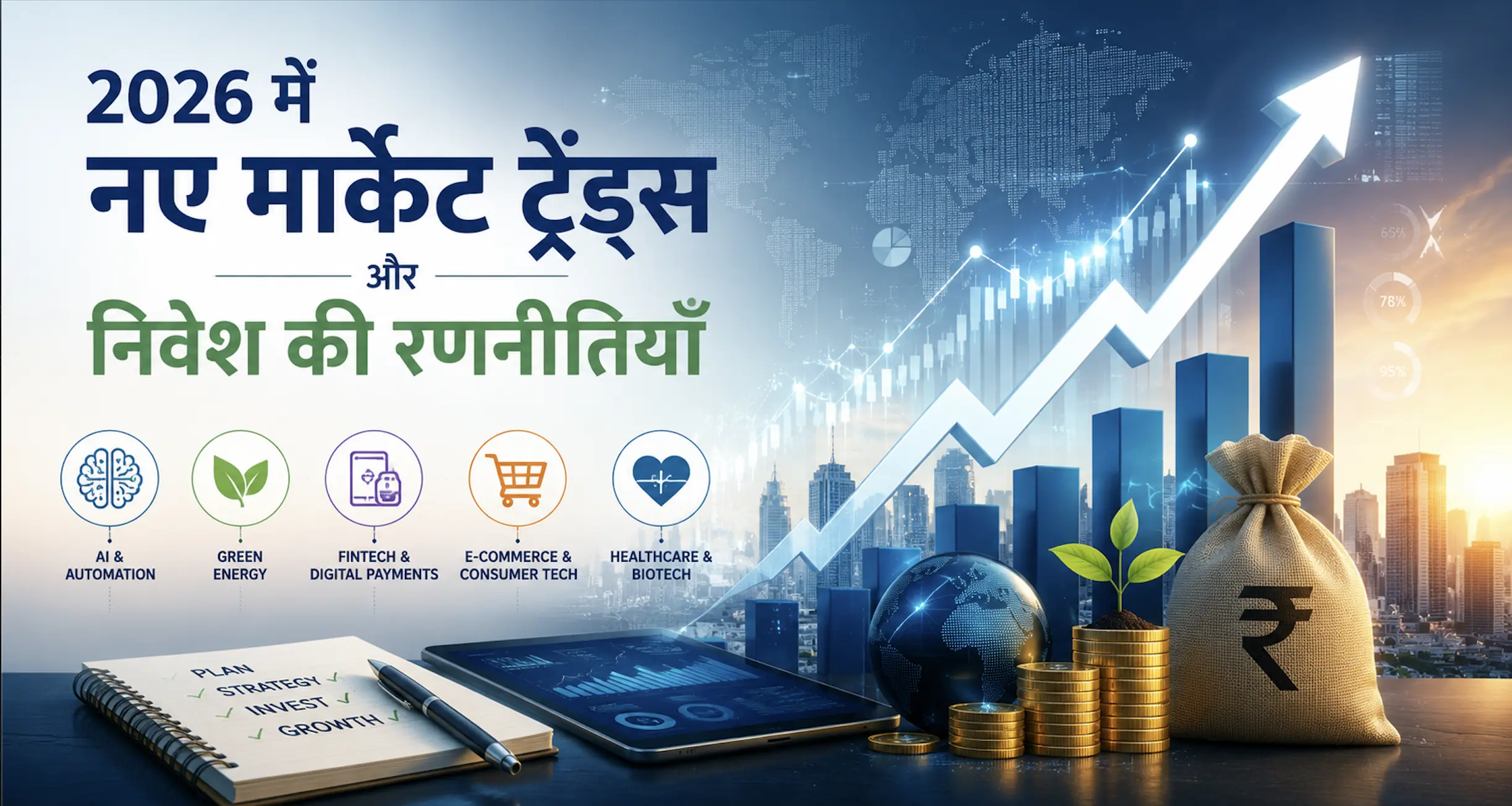 2026 में नए मार्केट ट्रेंड्स और निवेश की रणनीतियाँ: पूरी गाइड